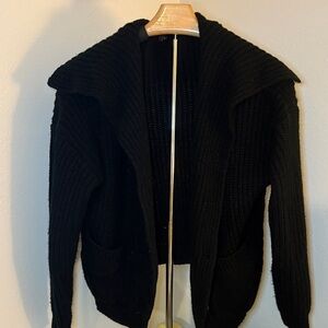 Elegant Black Knit Cardigan